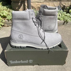 Dark Grey Timberlands